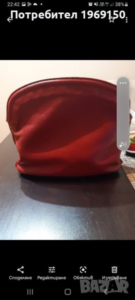 Дамска чанта естествена кожа нова, снимка 1