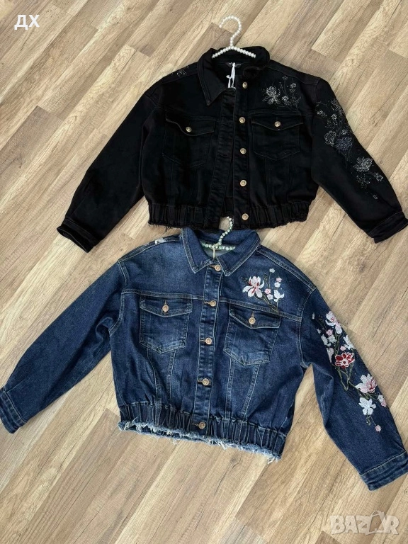 Дамски дънкови якенца, снимка 1