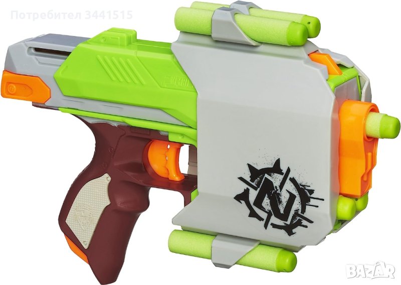 NERF Zombie Strike Sidestrike Blaster Бластер , снимка 1