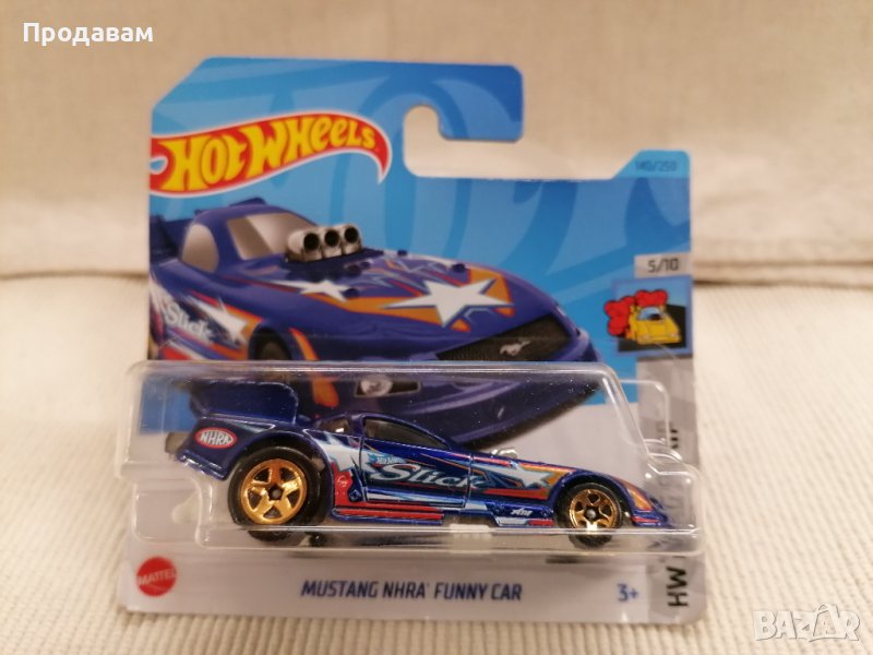  💕🧸Hot Wheels Mustang NHRA Funny Car 5/10 HW Drag Strip 2023, снимка 1