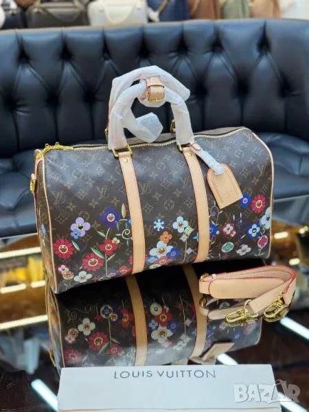 висококачествен сак от естествена кожа 45х27см louis vuitton, снимка 1