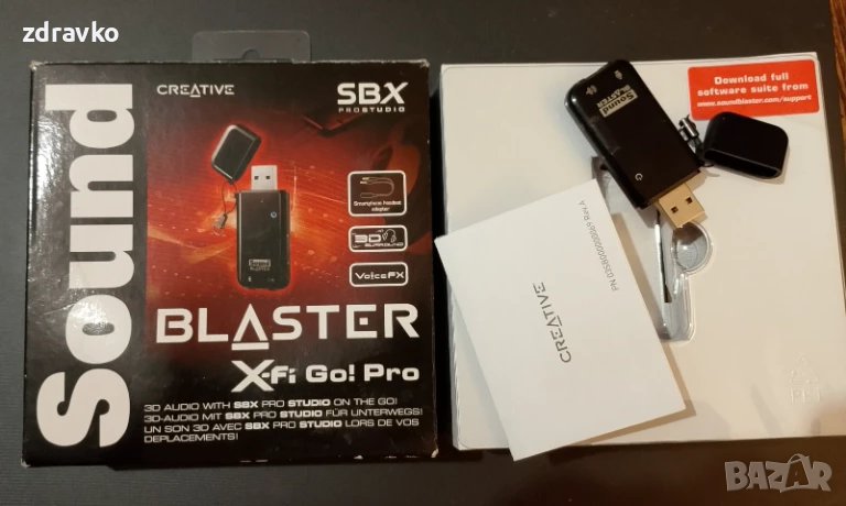 Creative Sound Blaster X-FI Go! Pro, снимка 1