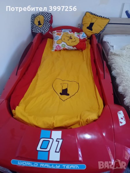 Детско легло кола и скрин , снимка 1