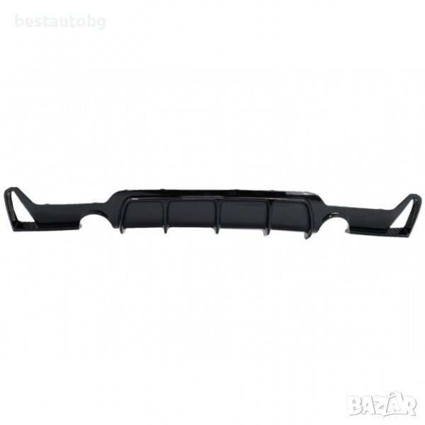 Дифузьор M Performance двоен за единични накрайници за BMW F32/F33/F36, снимка 1