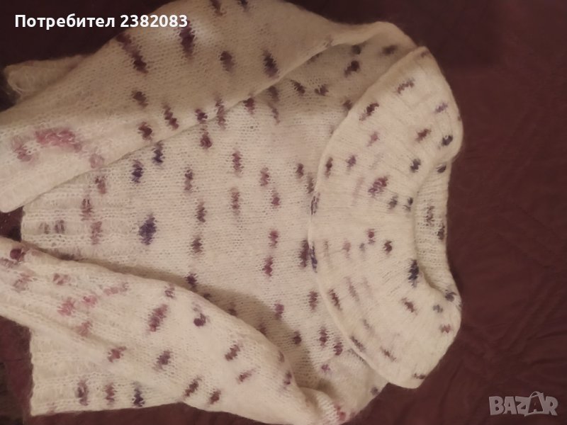 Ръчно плетена блуза мохер, снимка 1