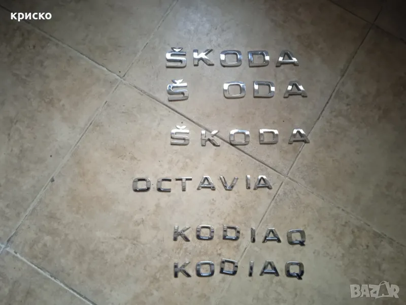 надписи шкода, снимка 1