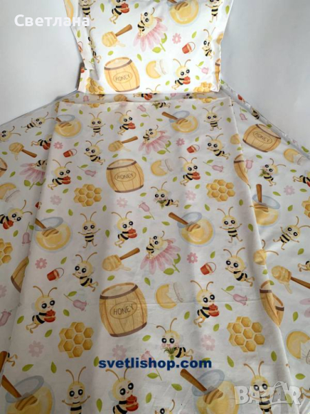 Бебешки спален комплект Работливи пчелички, снимка 1