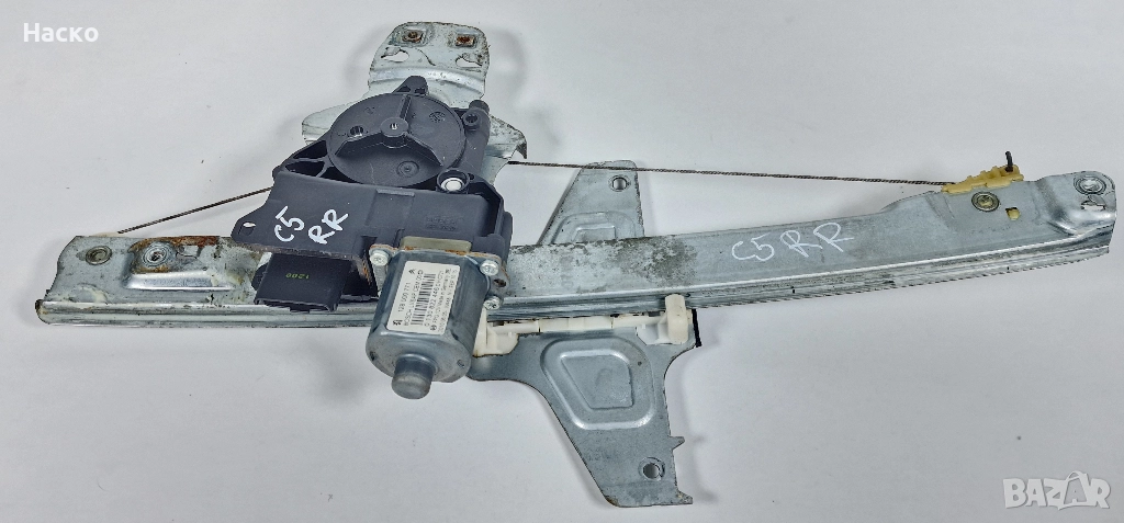 Заден Десен Стъклоповдигач Citroen C5 III X7 Ситроен Ц5 2008-2017 128000771 0130822446, снимка 1