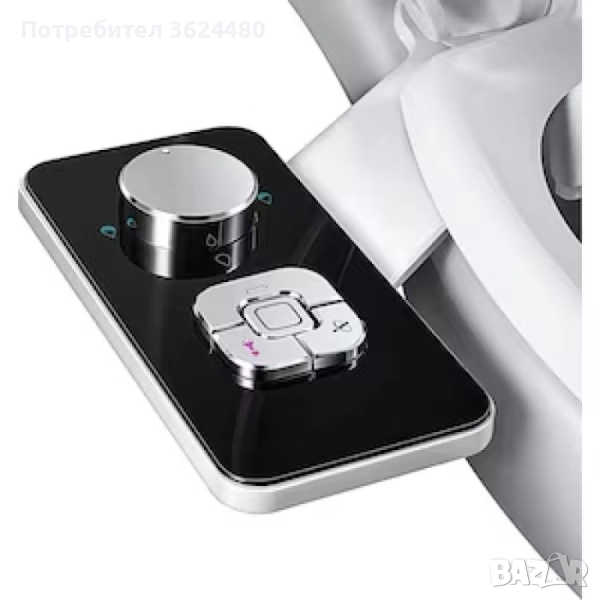 Биде с Двоен Контрол и Поставка за Смартфон, снимка 1