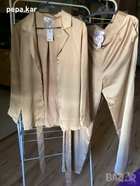 Etam Сатенена пижама М размер. Нова с етикет , снимка 1