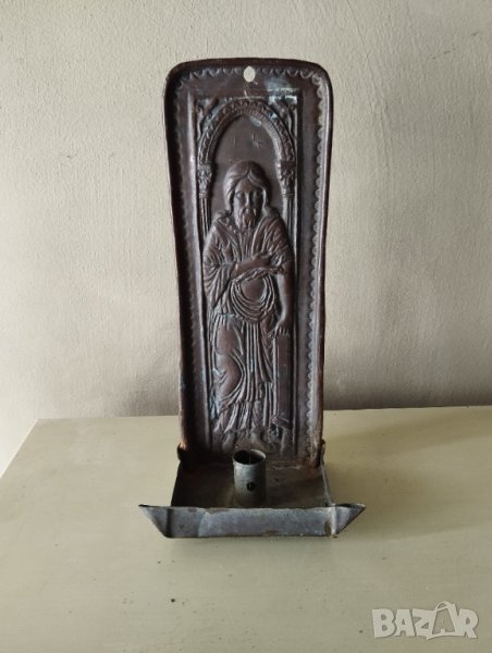 старо месингово кандило,тамянник,свещник, снимка 1