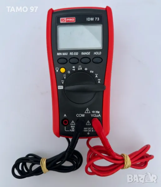 RS PRO IDM73 - Ръчен цифров мултицет като нов!, снимка 1