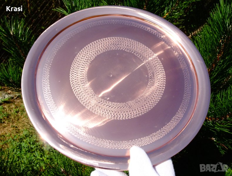 Меден поднос,плато 27 см. , снимка 1