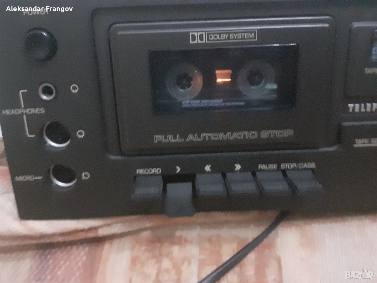 продавам касетъчен дек TEAC V- 340 , произведен в Япония , снимка 1
