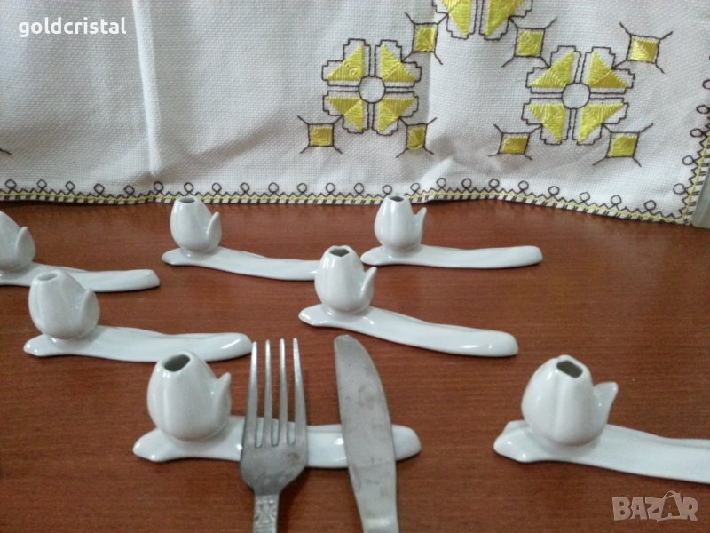 Порцеланови поставки за прибори за хранене , снимка 1