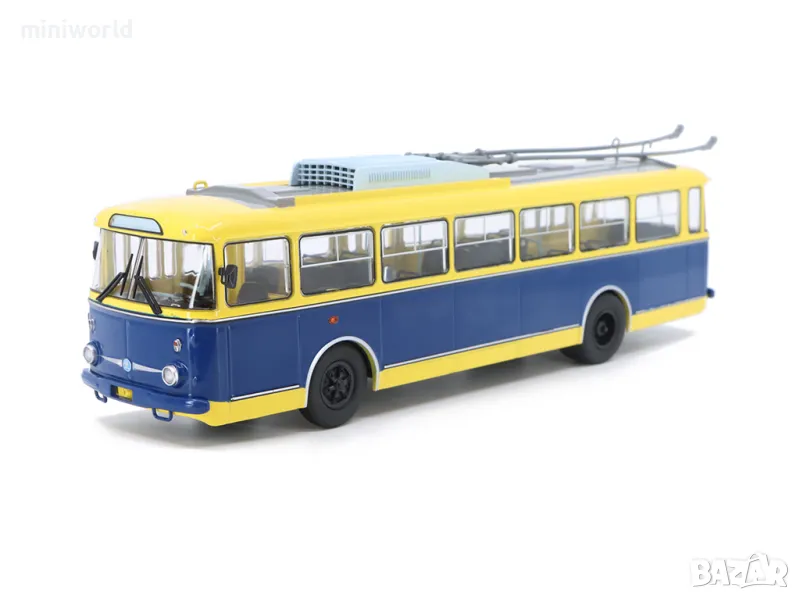 Skoda-9TR тролейбус - мащаб 1:43 на Авто История моделът е нов в кутия, снимка 1