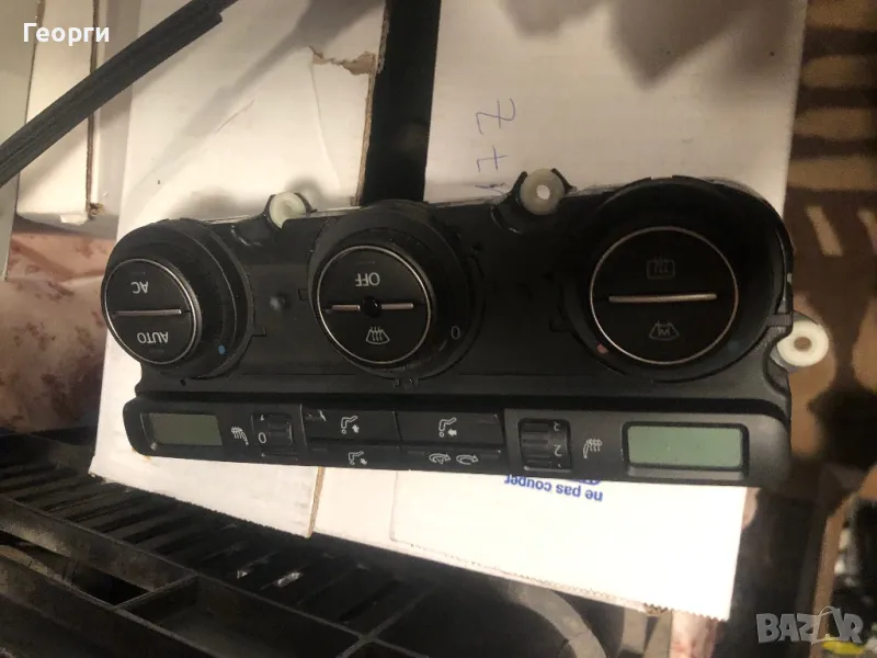 климатроник с отопление на предното стъкло За vw passat b6 3C0907044DC, снимка 1
