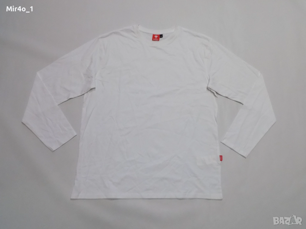 нова работна блуза engelbert strauss фанела суичър елек худи тениска горнище мъжка оригинална бяла M, снимка 1