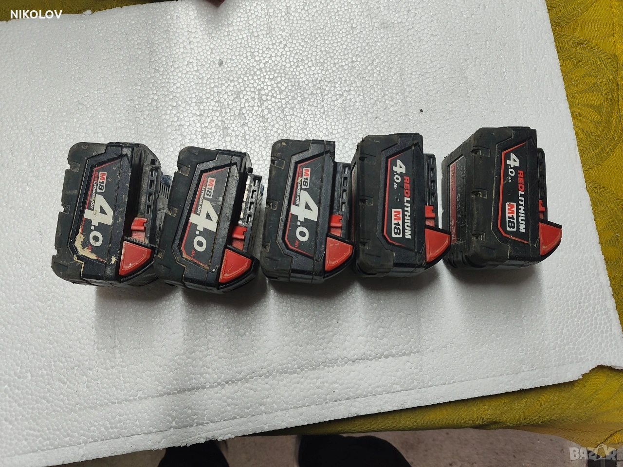 батерий Milwaukee 4a, снимка 1