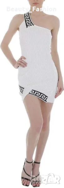 Секси бяла дамска рокля , снимка 1