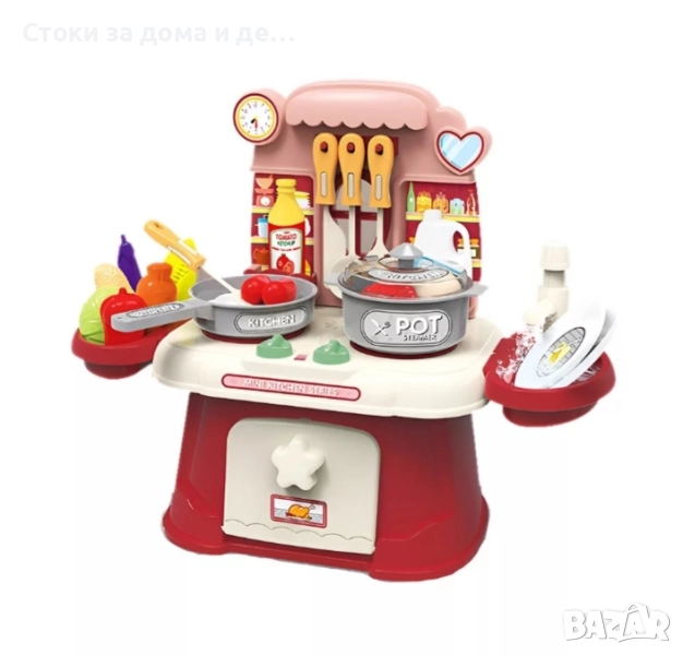 ✨Кухня със светещи котлони и мивка с течаща вода - 2 цвята (Червен/ Синьо - зелен)), снимка 1