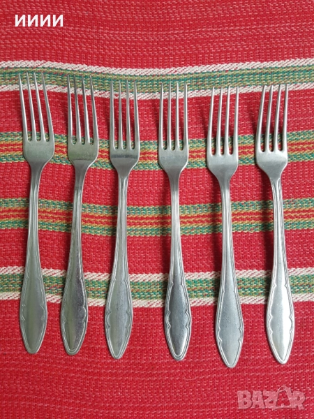 Прибори вилици П Денев, снимка 1