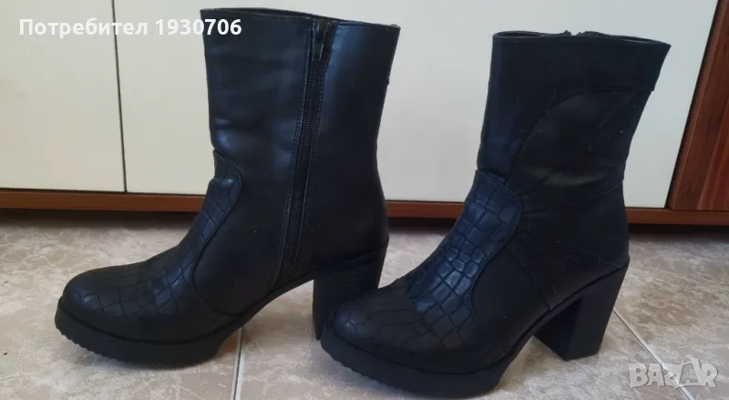 Елегантни черни боти, снимка 1