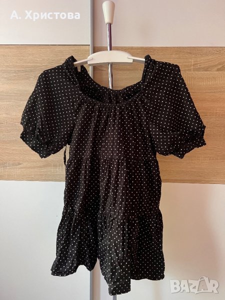 PULL& BEAR рокля на точки, снимка 1