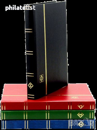 Leuchtturm - албум за марки Basic 16 бели листа / 32 страници формат А5 син, снимка 1