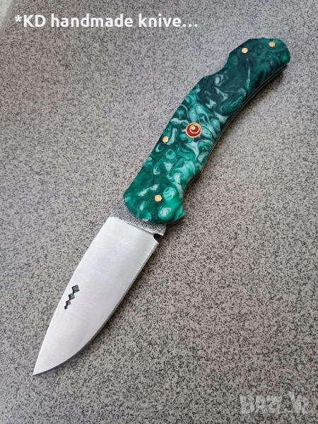 Сгъваем нож ръчно изработен от 1.4116 стомана, снимка 1