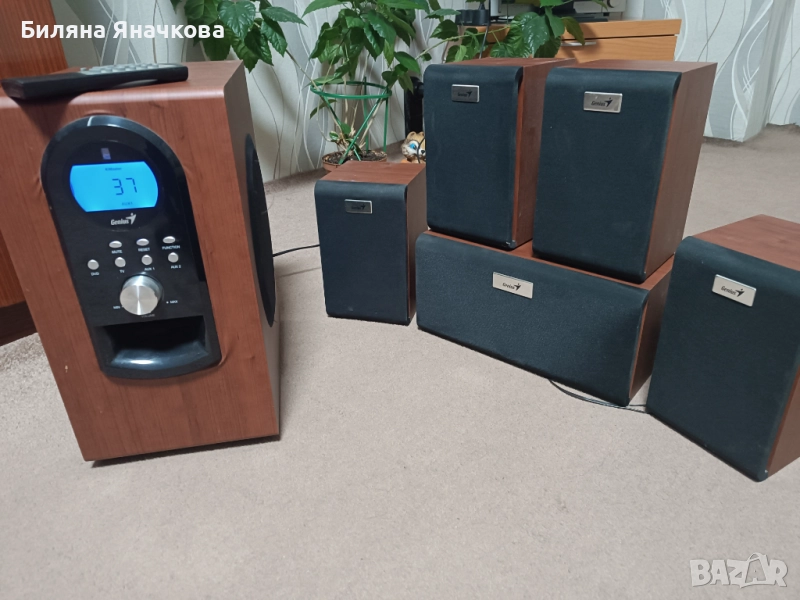  Буфер 5.1 тонколони Genius 200W , снимка 1