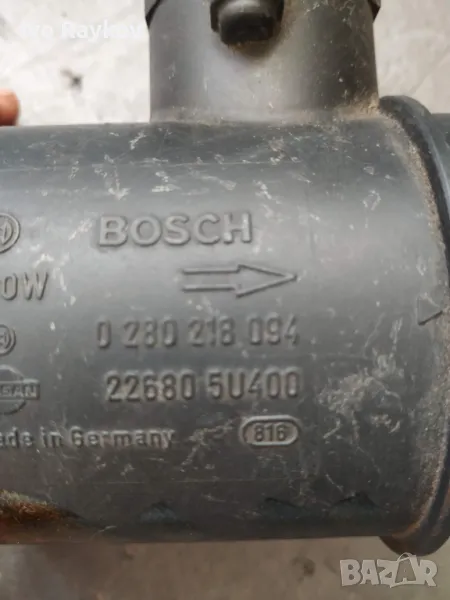 Дебитомер за Nissan Almera II, Primera, 1.5, 1.8, 1998-2006г., 0 280 218 094, 0280218094, 22680 5U40, снимка 1