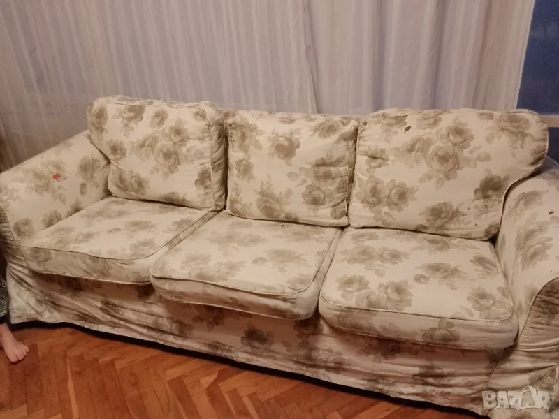 Триместен диван Ektorp, Икеа, снимка 1