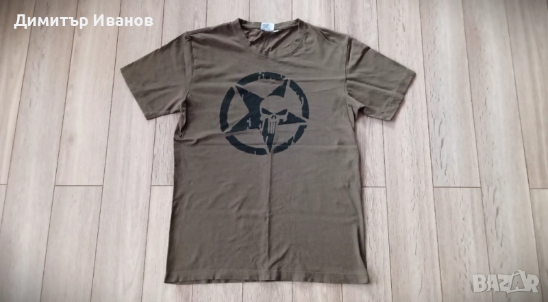 Тениска Punisher Army Ranger Green, размер М, снимка 1
