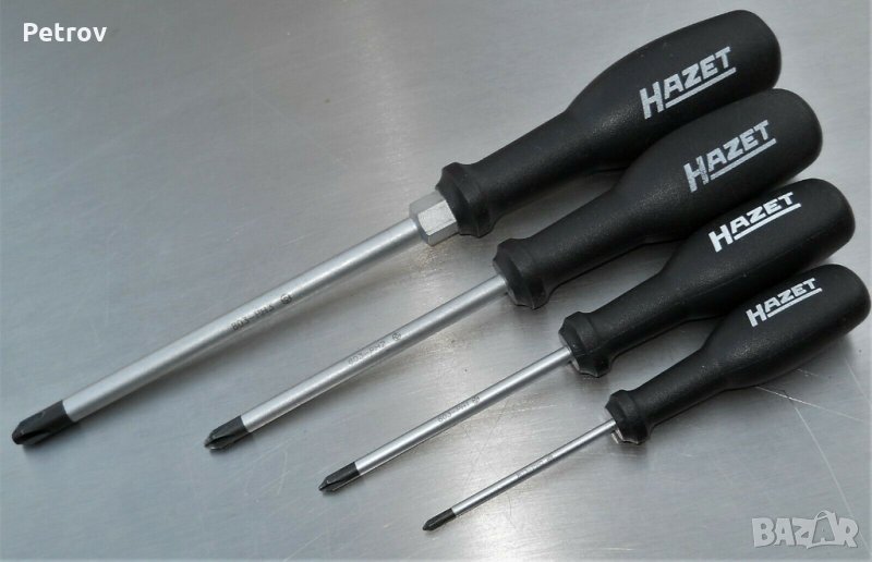 HAZET No.803 PH - 4 броя PROFI Отверки: PH 0 - PH 1 - PH 2 - PH 3 - ORIGINAL HAZET Made in Germany! , снимка 1