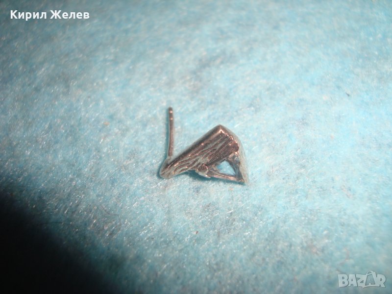 СРЕБЪРНА САПФИРЕНА АРТ ОБЕЦА ЛАКИРАНО СРЕБРО 925 ПРОБА 25614, снимка 1