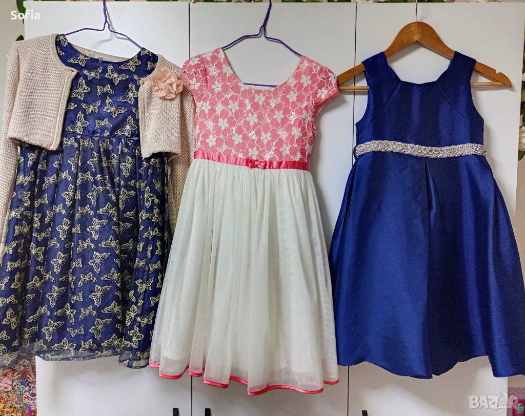 Рокли и блузи за момиче размер 6-8г, снимка 1