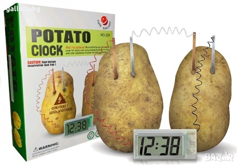 Забавен Часовник-картоф, снимка 1