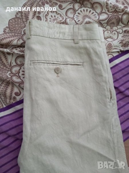 Панталон 100% лен 48 размер /М/по етикет , снимка 1