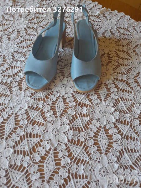 Сини сандали р.40, снимка 1