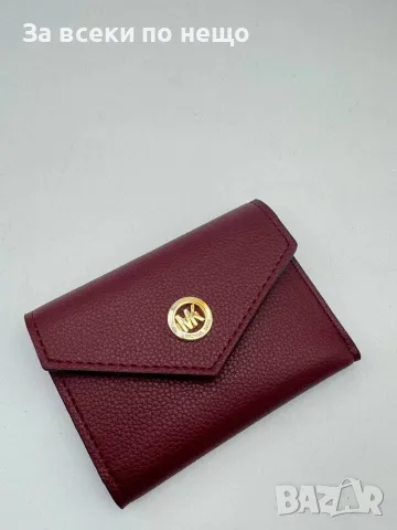 Michael Kors Елегантен Портфейл С Практично Закопчаване И Златисти Детайли Код SEM-865, снимка 2 - Портфейли, портмонета - 56151954