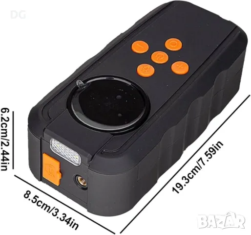  Стартерно устройство с компресор за гуми и фенер 3 в 1, снимка 3 - Аксесоари и консумативи - 48700954