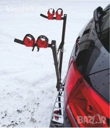 Велосипеден багажник за теглич за 2 колела