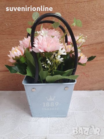 Изкуствени цветя в кашпи, снимка 7 - Изкуствени цветя - 34530566