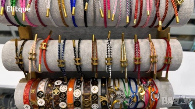 гривна от висококачествена стомана hermes, снимка 2 - Гривни - 52509981