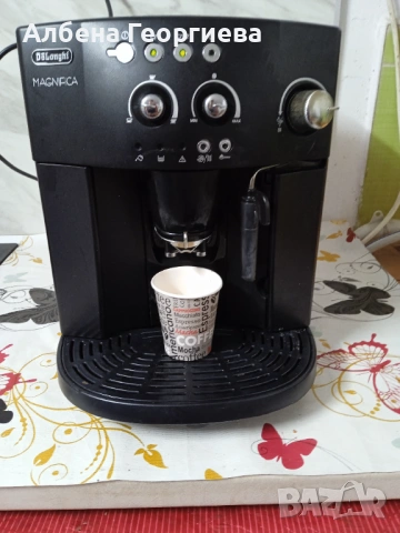 Кафе автомат DeLonghi Magnifica , снимка 10 - Кафемашини - 53399123