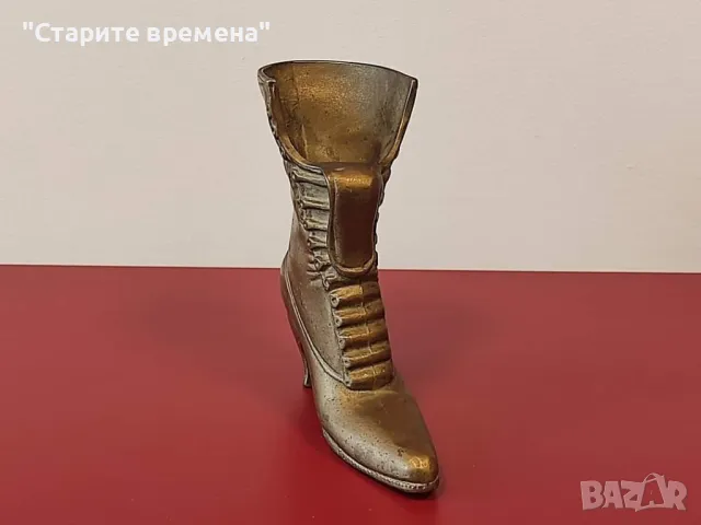 Винтидж Масивен Месингов Ботуш 
, снимка 5 - Други ценни предмети - 50116263