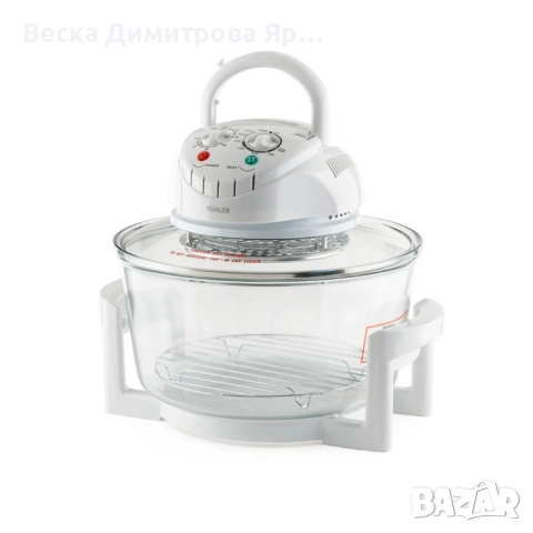 Комбинирана 2в1 халогенна фурна и еър фрайър MFC-1200,1400W,12 л., снимка 6 - Печки, фурни - 51225103