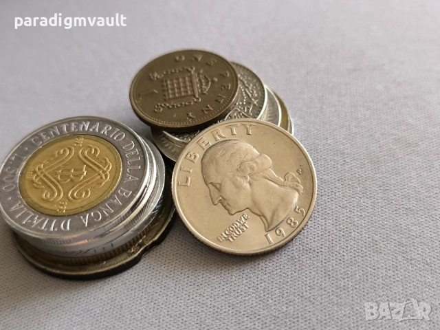 Монета - САЩ - 1/4 (четвърт) долар | 1985г., снимка 2 - Нумизматика и бонистика - 52973410