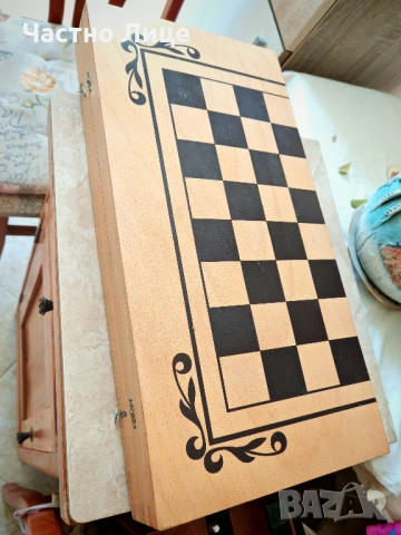 Голяма Нова Качествена Шах Табла с Кокалени Зарчета, снимка 7 - Шах и табла - 53750785